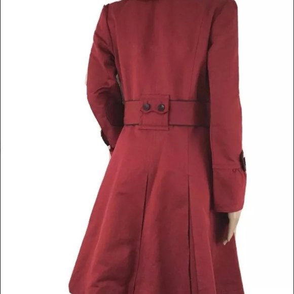 Luxury Soia&Kyo Trench Coat with Large Buttons - Picture 6 of 8